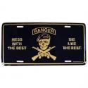 Army Ranger License Plate