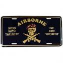 Army Airborne License Plate