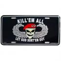 Kill'em All License Plate