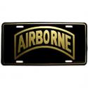 Army Airborne License Plate