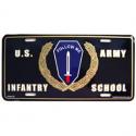 Army Infantry School License Plate