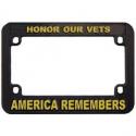 Honor Vets Motorcycle License Plate Frame