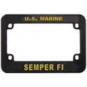 Marines Semper Fi Motorcycle License Plate Frame