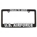 Proud to Serve in the Air Force Auto License Plate Frame Proud to Serve in the Air Force Auto License Plate Frame