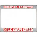 Coast Guard Motorcycle License Plate Frame