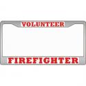 Volunteer Firefighter Auto License Plate Frame