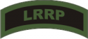 LRRP Decal Green on Black
