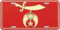 Shriner License Plate