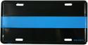 Blue Stripe License Plate