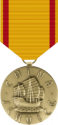 China Service Medal Decal