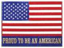 USA Flag Proud to be an American Magnet