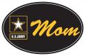 ARMY STAR MOM OVAL MAGNET