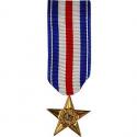 Silver Star Medal  Mini Dress