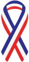 Red White and Blue Support Our Troops Ribbon Magnet