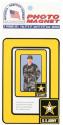 US Army Star Logo Photo Frame Magnet