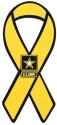 Army Star Logo Yellow Ribbon Auto Magnet