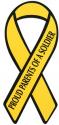 Army Proud Parents Of A Soldier Yellow Ribbon Auto Magnet