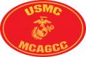 USMC MCAGCC OVAL MAGNET