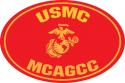 USMC MCAGCC OVAL MAGNET