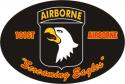 101st Airborne Oval Auto Magnet