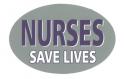 NURSES SAVE LIVES OVAL MAGNET