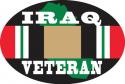 IRAQ VETERAN OVAL MAGNET