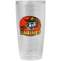 Marines with Bulldog Double Walled 16oz Tumbler