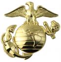U.S. Marine Corps EGA Gold Metal Auto Emblem
