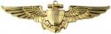 Naval/Marine Aviator Gold Metal Auto Emblem