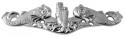 Submarine Warfare (Enlisted) Silver Metal Auto Emblem