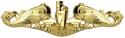 Submarine Warfare (Officers) Gold Metal Auto Emblem