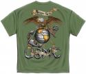 SEMPER FIDETIS GREEN T-SHIRT