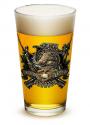 MARINE DEVIL DOG FIRST IN LAST OUT PINT GLASS