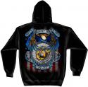 USMC HEROES MARINES HOODED SWEATSHIRT