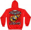 USMC SEMPER FIDELIS HOODED SWEATSHIRT