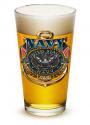NAVY THE SEA IS OURS PINT GLASS