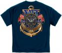NAVY THE SEA IS OURS T-SHIRT