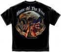 HOME OF THE FREE BECAUSE OF THE BRAVE T-SHIRT