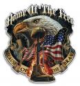 HOME OF THE FREE BECAUSE OF THE BRAVE DECAL