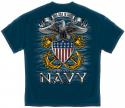 NAVY FULL PRINT EAGLE T-SHIRT