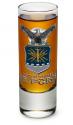 AIR FORCE MISSILE SHOT GLASS