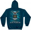 USAF AIR FORCE MISSILE HOODED SWEATSHIRT
