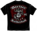 USMC MARINE BIKER WITH ROCKERS T-SHIRT