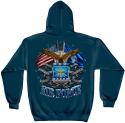 DOUBLE FLAG AIR FORCE EAGLE HOODED SWEATSHIRT