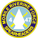 Mobile Riverine Force 4-47 Decal Mobile Riverine Force 4-47 Decal