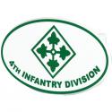 4TH INFANTRY DIVISION OVAL HITCH HIDER