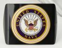 UNITED STATES NAVY CHROME PLATED HITCH COVER