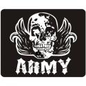 Army with Skull Mouse Pad