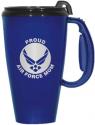 Air Force Hap Mom Wings 16 oz Travel Mug with  Lid