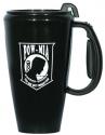 POW MIA 16 oz Travel Mug with Black Lid